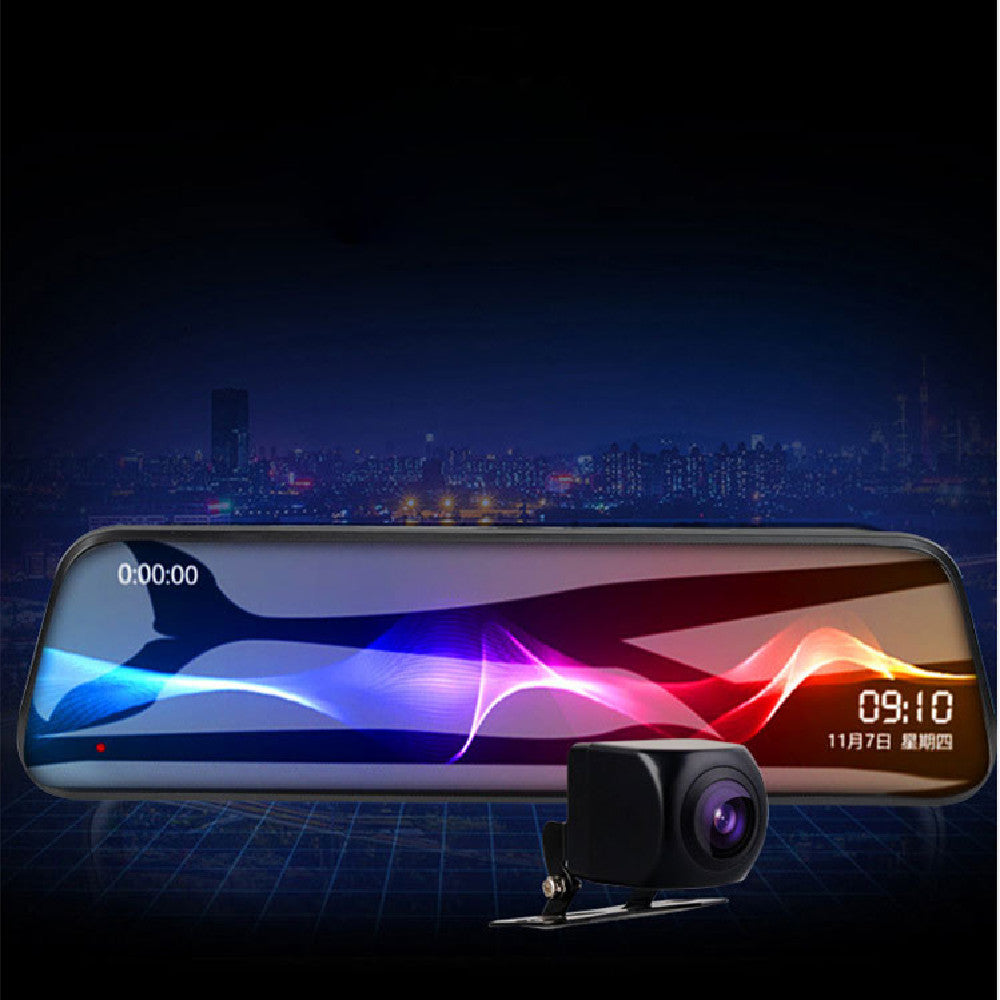 Streaming Dashcam HD Achteruitkijkspiegel met Dual Lens & Achteruitrijcamera